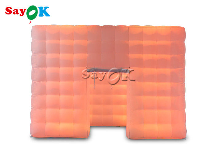 Custom Inflatable Tent Big Portable Outdoor Event Inflatable Cube Tent With Led Light