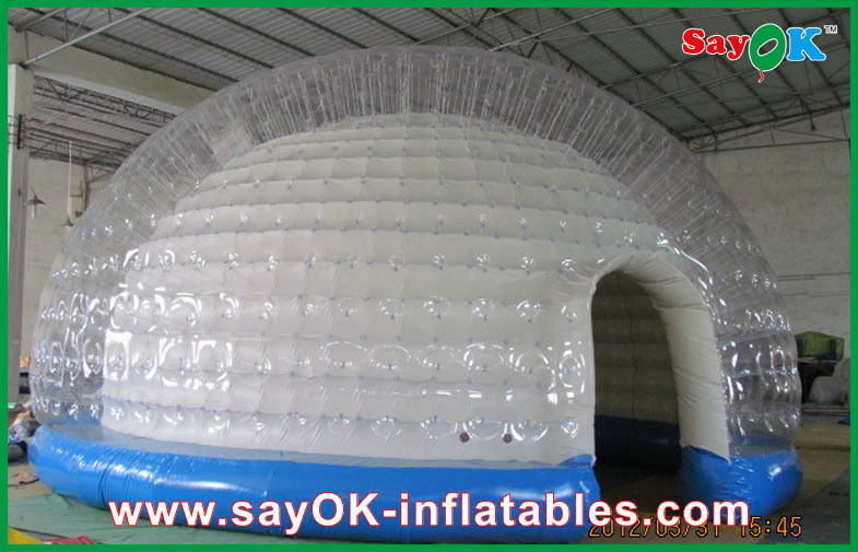 0.45mm PVC Tarpaulin Inflatable Wedding Tent / Custom Inflatable Tent