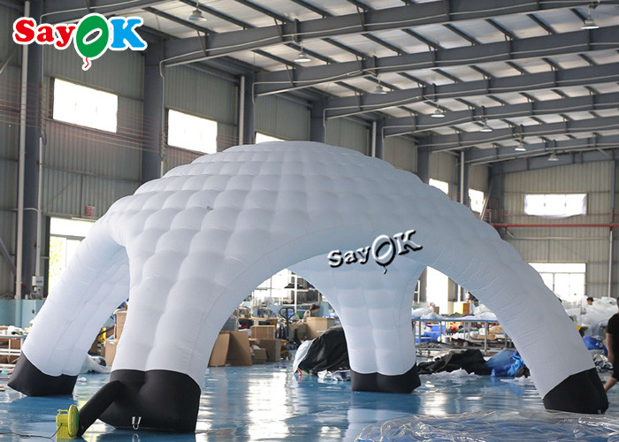 Inflatable Tunnel Tent 6.9x4mH Portable Inflatable Air Tent Exhibition Spider Dome Tent