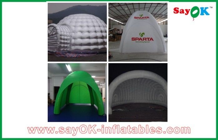 Go Outdoors Inflatable Tent Outdoor Oxford Cloth Or PVC  White Camping Inflatable Tents Marquees For Sale