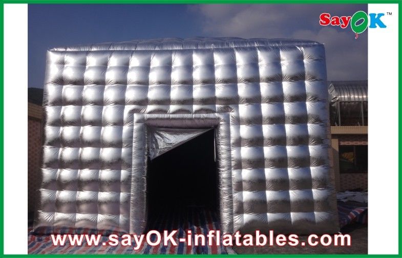 Go Outdoors Inflatable Tent , Outdoor PVC / Oxford Cloth Inflatable Trade Show Tent Party Nightclub Tent Inflable