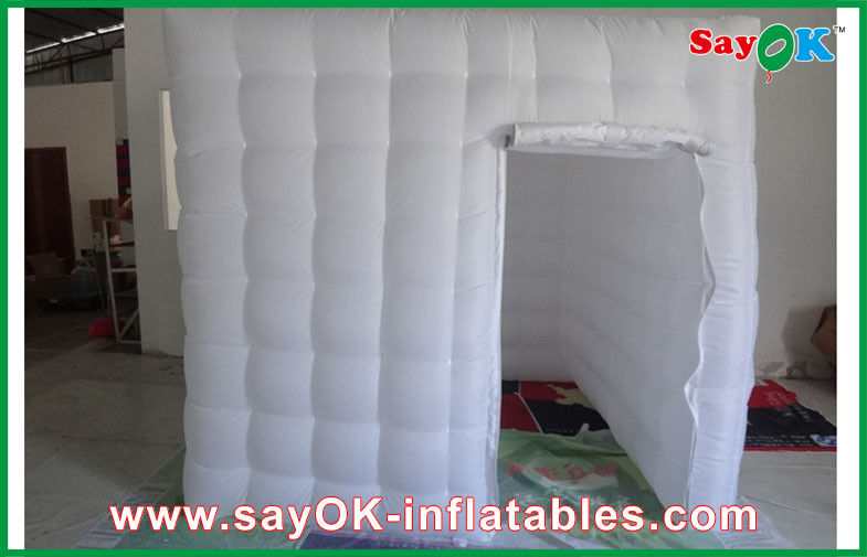 Inflatable Photo Studio 2.4m Quadrate Strong Oxford Cloth Photobooth , Large Inflatable Photo Booth