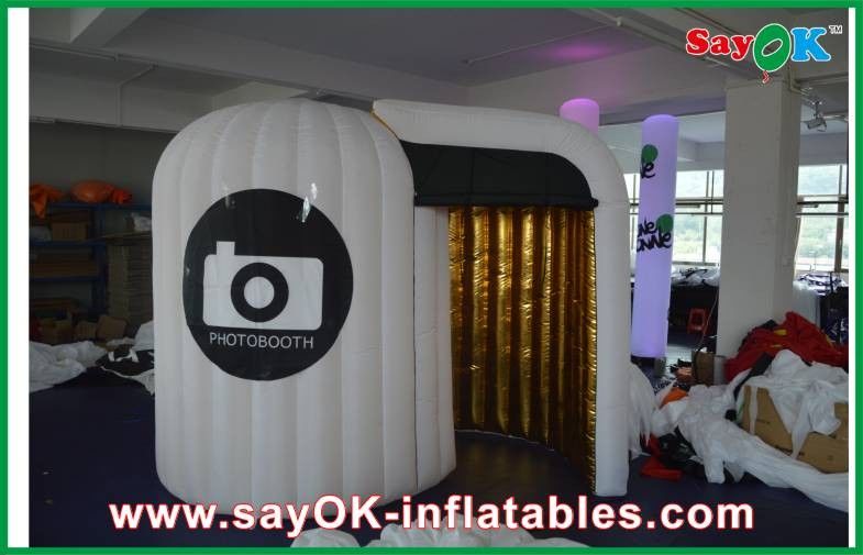 Professional Photo Studio Gaint Inflatable Photo Booth , Portable Rounded Strong Oxford Cloth Photo Booth