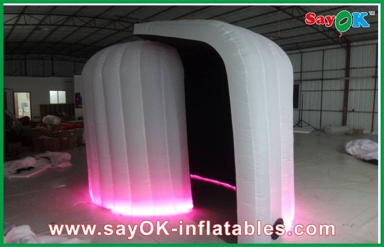 Photo Booth Backdrop 210D Led Lights Strong Oxford Cloth Giant  Custom Inflatable Products