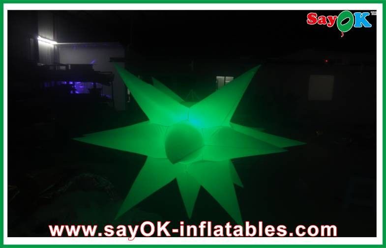 1.5m Diameter Inflatable Led Lighting Decoration Inflatable Star Decoratiom