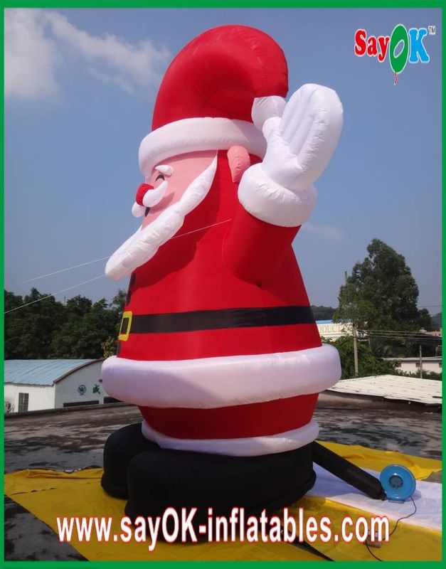 Christmas Giant Santa Claus Inflatable Cartoon Characters Decoratio Red