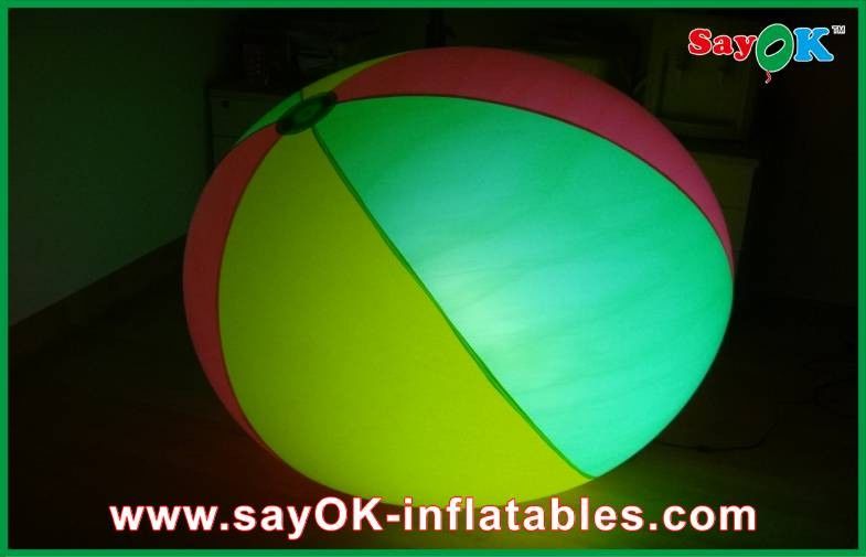 2m Event Diameter Ball Inflatable Lighting Decoration With LED Lighting