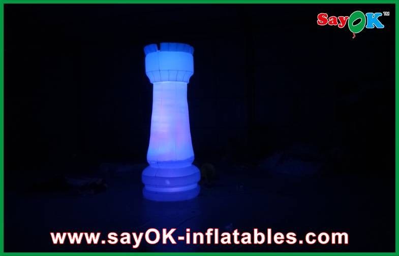 DIa 2m Inflatable Pillar Lighting Decoration With 16 Different Colors