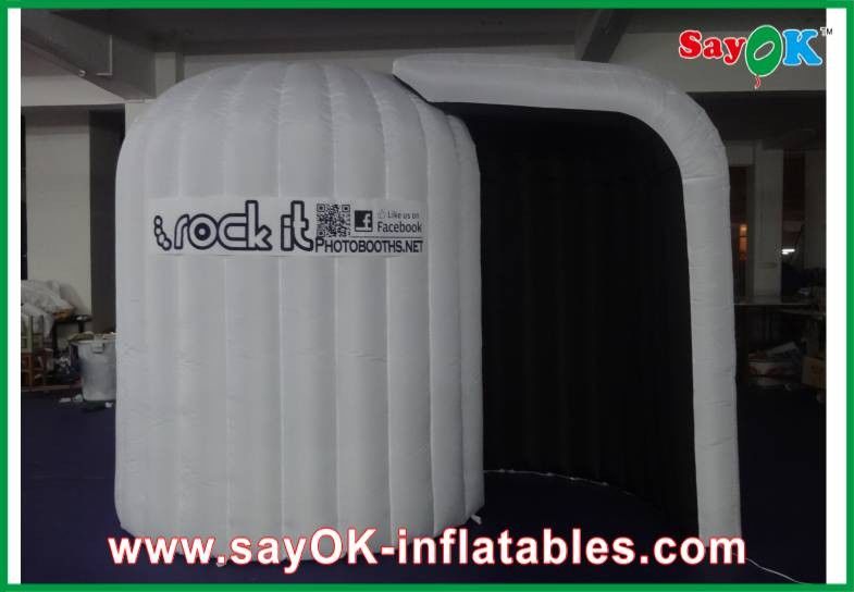Party Photo Booth Inflatable Led Lighting Photo Booth Tent Oxford Cloth For Photo Studio