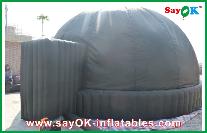 Dome Dia 5m Planetarium Inflatable Tent , Oxford Cloth Mobile Cinema