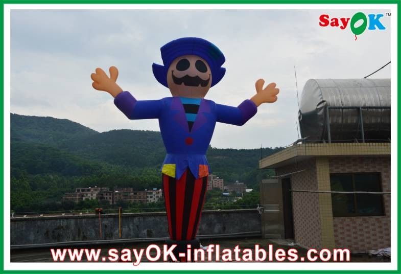 Inflatable Wind Dancer Advertsing Campaign Inflatable Sky Dancer Single Leg Height 2 - 8M