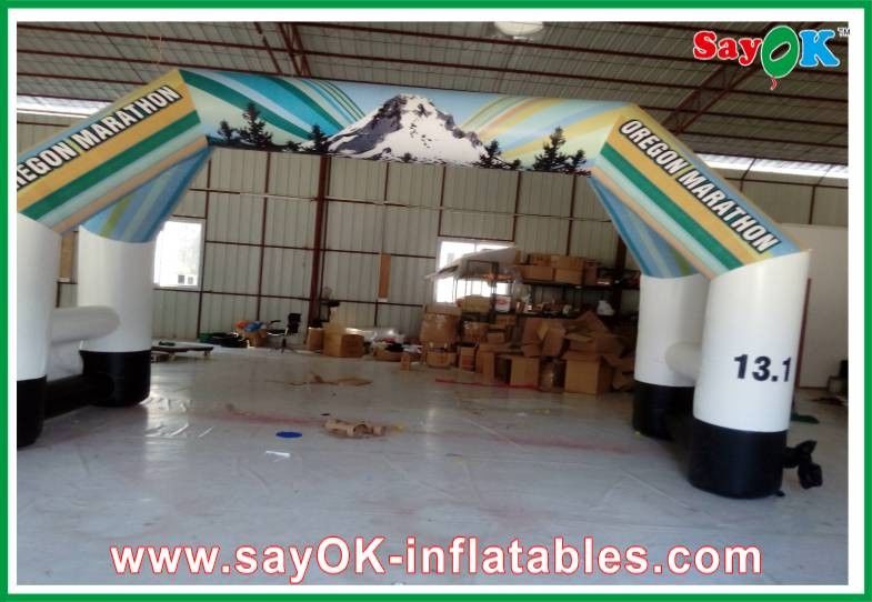 Custom Inflatable Arch 0.4mm PVC Inflatable Entrance Arch Logo For Festival Celebration