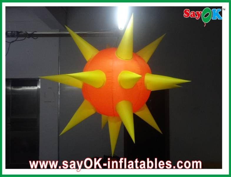Multi-color Inflatable Lighting Decoration With Fire-proof Nylon Cloth
