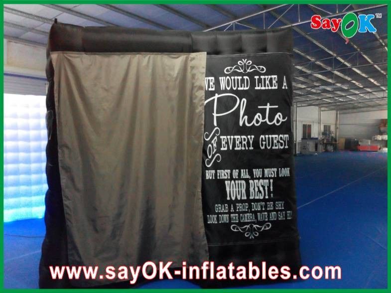 Inflatable Photo Studio 2.5 X 2.4 X 2.5m Inflatable Photo Booth With Oxford Cloth For Events