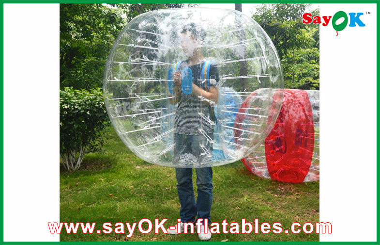 Inflatable Interactive Games Inflatable Bumper Bubble Ball Zorbing 0.8mmPVC / TPU For Family