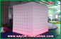 Purple Square Inflatable LED Photo Booth Enclosure With Led Lights