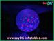 Multi Color Inflatable Lighting Decoration Inflatable Ball With Led Lights , Purple