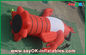 Festival Red Inflatable Cartoon Characters 420D Oxford Cloth