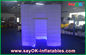 Cube LED Inflatable Photo Booth With Curtan Christmas Decoration Use