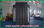 Black Oxford Cloth Square Inflatable Advertising With 2 Opposite Doors
