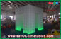 White Curtain Lighting Inflatable Photo Booth 210D Oxford Cloth