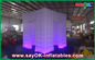 2 Middle Doors Led Inflatable Photo Booth Enclosure For Christmas