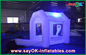 Exciting Portable Led Inflatable Little Bounce House With 2 Long Channel