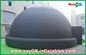 Black Capacity 60 Persons Inflatable Planetarium Dome Tent With Logo
