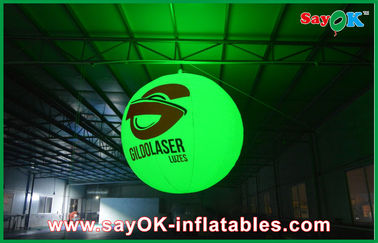 Large White Oxford Cloth Inflatable Lighting Ballon For Advertising