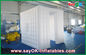 White 3D Sticker Foldable Inflatable Photo Booth Kiosk Enclosure With Window