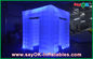 Square Waterproof Inflatable Photo Booth Portable Led Tent 2 Door
