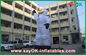 Commerial Event Giant White Inflatable Cartoon Characters 5m Spaceman Promotional