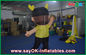 2M Middle Outsite Yellow Inflatable Cartoon Characters Exquisite For Childern