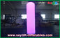 Customized Pink Inflatable Lighting Decoration 4m Lamp Poles For Event