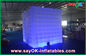 Led Light Blue Printing Inflate A Booth Middle For Gathering