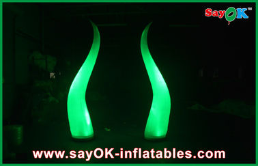 Cone 190T Nylon Inflatable Lighting Decoration , Indoor Party Inflatable Lighting Stage