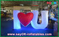 White Attractive Inflatable Lighting Decoration Funny For Event