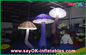 Attractive 3m Inflatable Mushroom LED Lighting 190T Nylon For Engagement