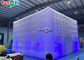 Outdoor PVC Coated Giant LED Cube Inflatable Air Tent With Blower Custom Size