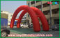Red 5x3M Inflatable Arch , Oxford Cloth Inflatable Advertising Arch