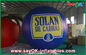 Outdoor 2.5M Inflatable Helium Balloon Blue Zeppelin PVC Pageant Event