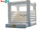 Pure White Pvc Wedding Inflatable Bouncy House With Air Blower