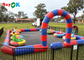 4x4m Giant Tarpaulin Inflatable Bumper Track For Sports Games