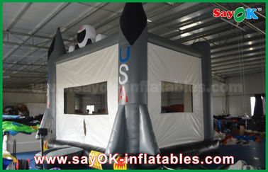 0.6mm PVC 4x3m Grey Inflatable Jumping Castle Popular Happy Hop Bouncy Castle