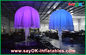 White Club Bar Inflatable Lighting Decoration Jellyfish Nylon Cloth For Party