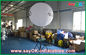 1.5m WHite Iron Inflatable Light Decoration Tripod Standing Balloon With Print