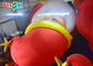 Large LED Inflatable Holiday Decorations 10m Santa Claus Blowups