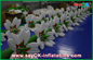 Large Inflatable Lighting Decoration Inflatable Wedding Flower Chain WIth LED Light For Decoration