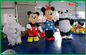 Customized Inflatable Cartoon Characters Panda / Mouse Shaped For Amusement Park