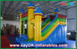Children Blue / Yellow Commercial Inflatable Bounce House With Slide 3 Years Warranty